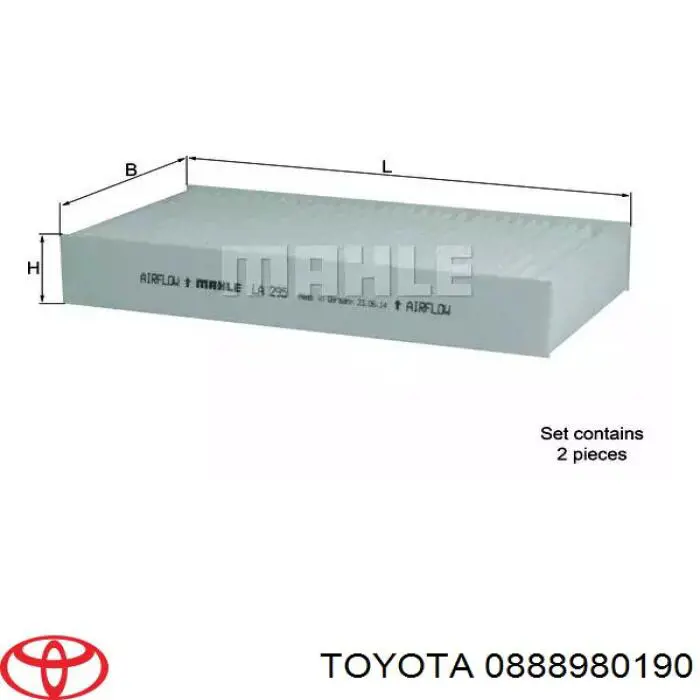 0888980190 Toyota Refrigerante