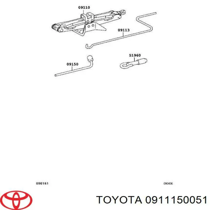 Gato TOYOTA 0911150051