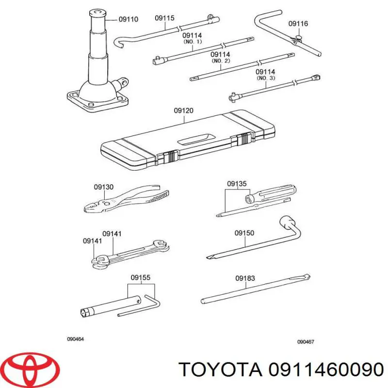 0911460090 Toyota