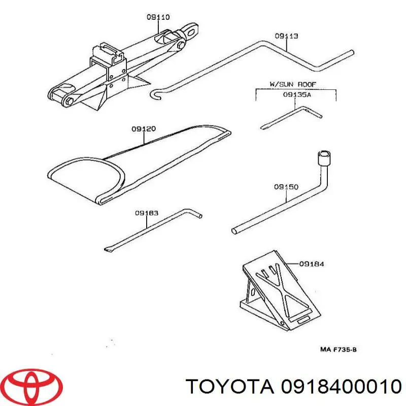 Comprar 0918400010 Toyota Funda de rueda de repuesto