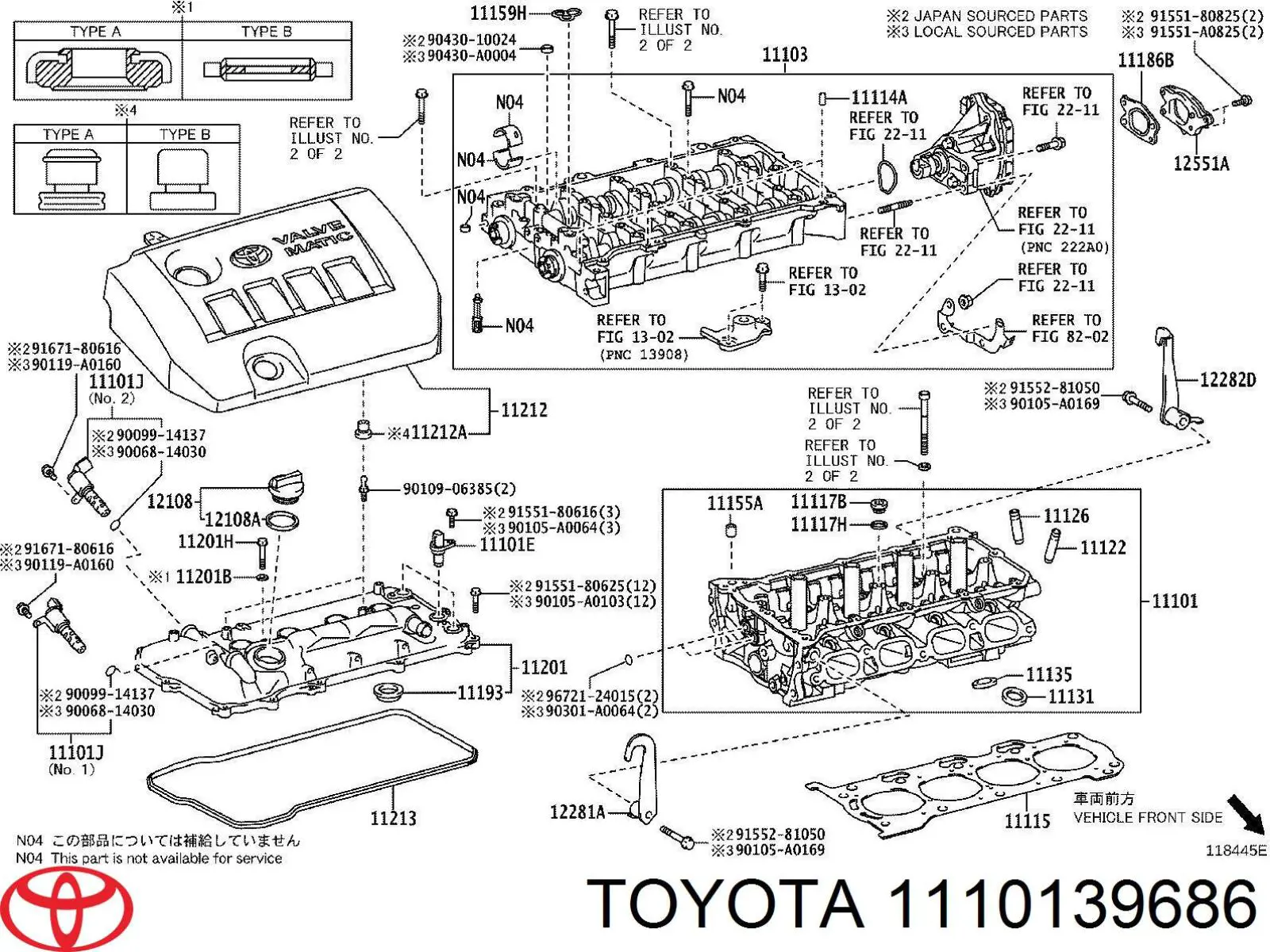 1110139686 Toyota culata