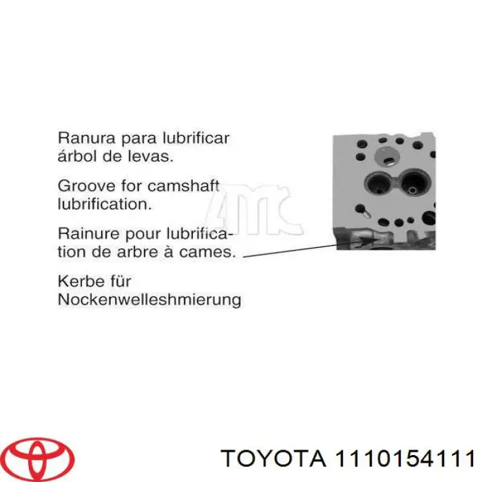 Cabeza de cilindro Toyota 1110154111 precio, desde 405,43 EUR