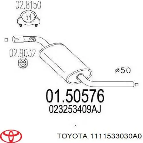 1111533030A0 Toyota