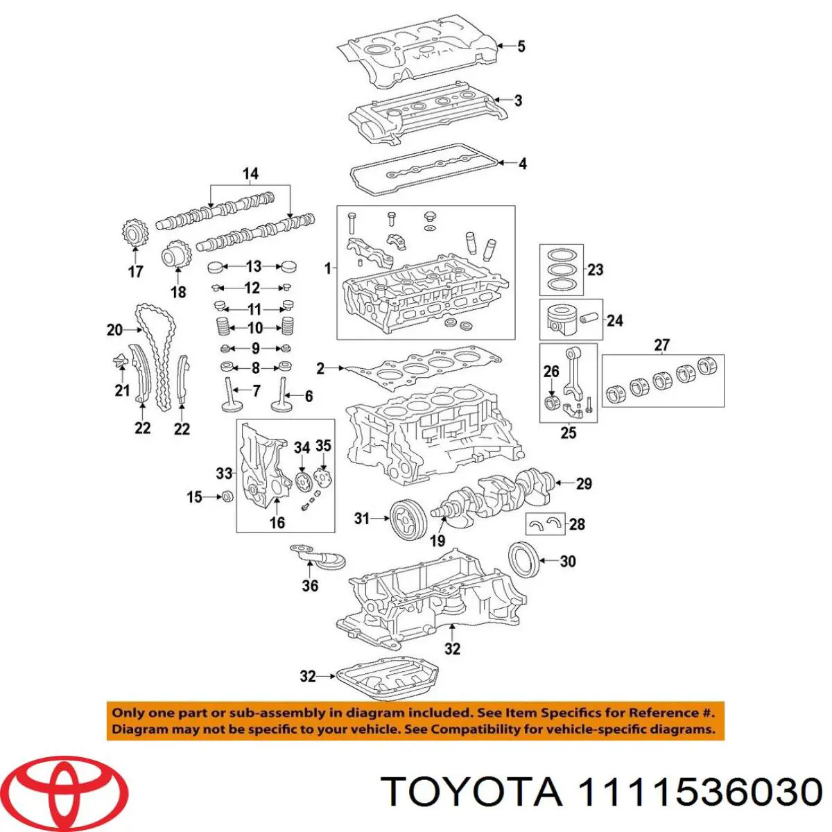 Juntas de culata Toyota 111150V010 precio, desde 54,65 EUR