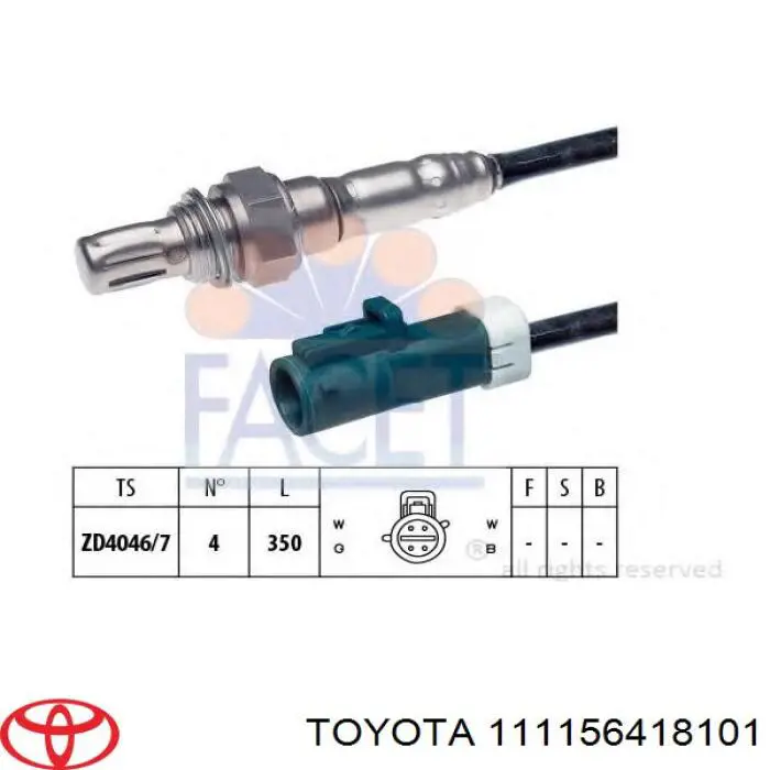 111156418001 Toyota junta de culata