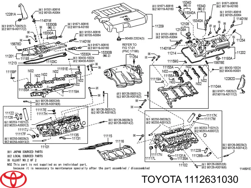 Guía de válvula de escape Toyota 1112631030 precio, desde 5,22 EUR