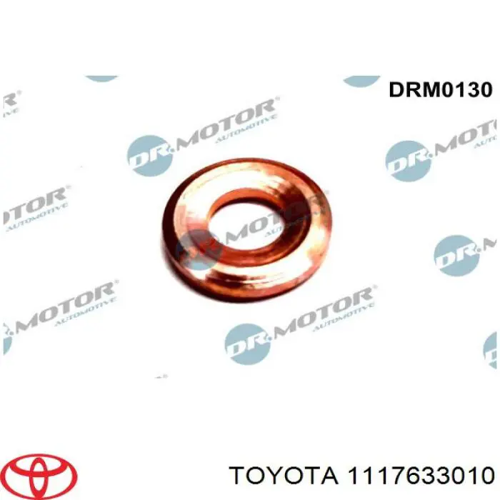 Junta anular, inyector para Toyota Yaris (P13)