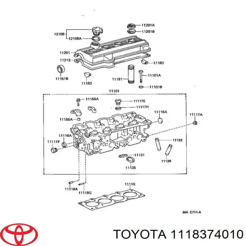 Revestimiento de los bajos para Toyota Carina (T19)