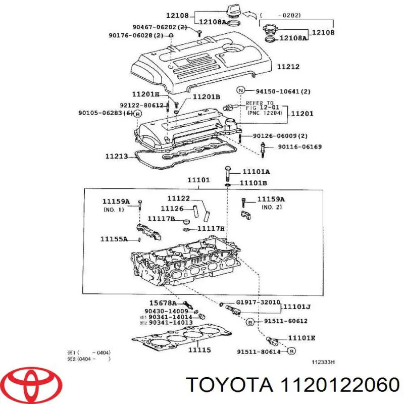 Comprar 1120122060 Toyota Tapa de balancines