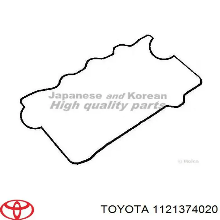 Junta de la tapa de válvulas del motor Toyota Carina 2 T17