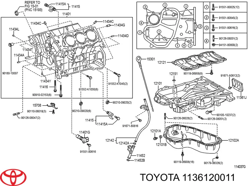  Toyota 1136120011 precio, desde 29,40 EUR