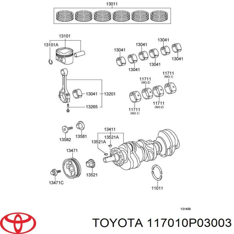 117010P03003 Toyota