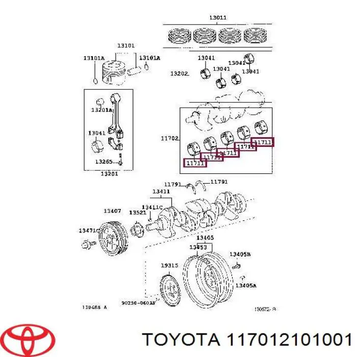 117012101004 Toyota