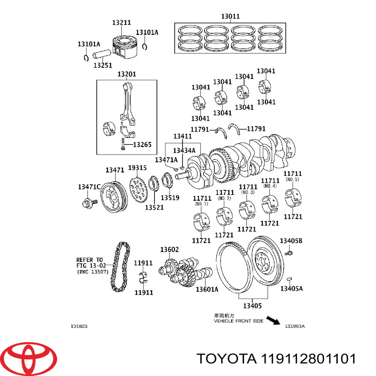 Revistimiento Del Eje De Equilibrio para Toyota RAV4 (A3)