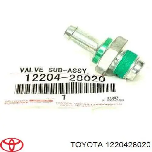 Válvula, ventilaciuón cárter para Toyota Avensis (T25)