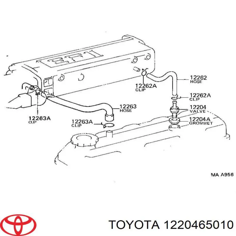 Comprar Válvula PCV Toyota 4 Runner  N130