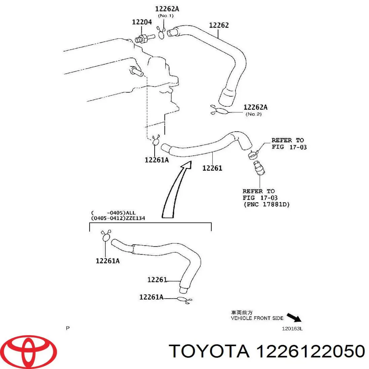 Decantador de aceite para Toyota Corolla  E11