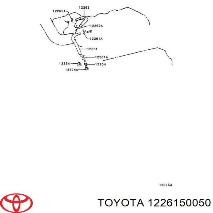 Válvula PCV Toyota Land Cruiser 100 SUV (J10) (1998 - 2005) precio, desde 25,38 EUR