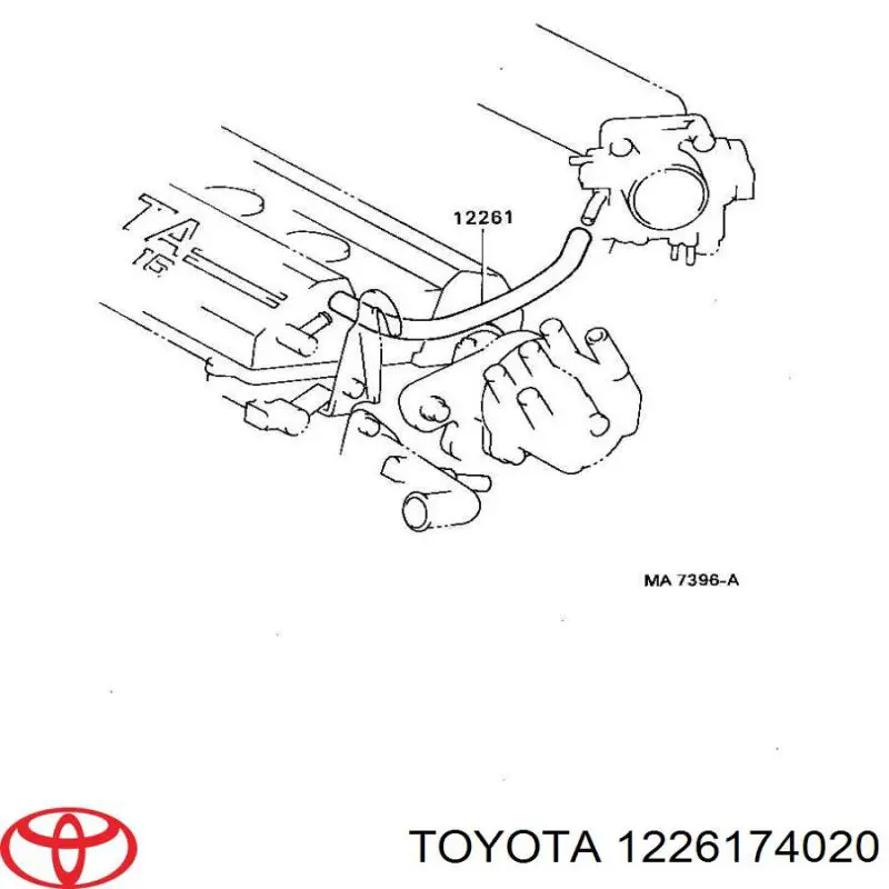 Comprar Tubo de ventilación del cárter Toyota Camry II V2
