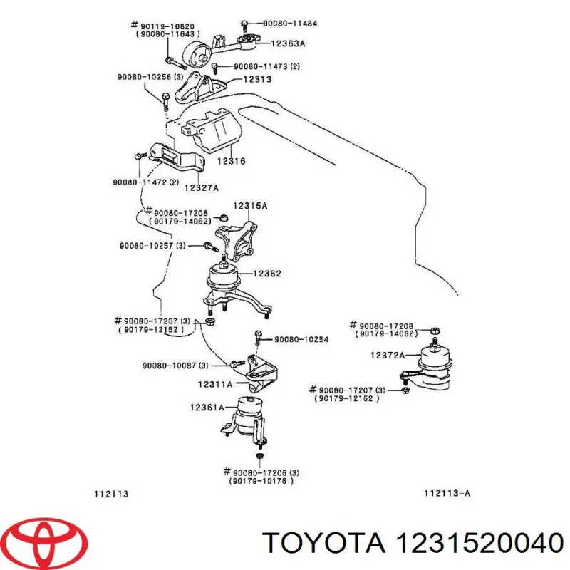  Toyota 1231520040 precio, desde 205,11 EUR