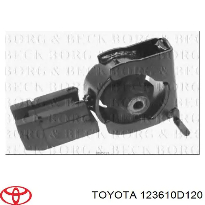 123610D120 Toyota soporte motor delantero