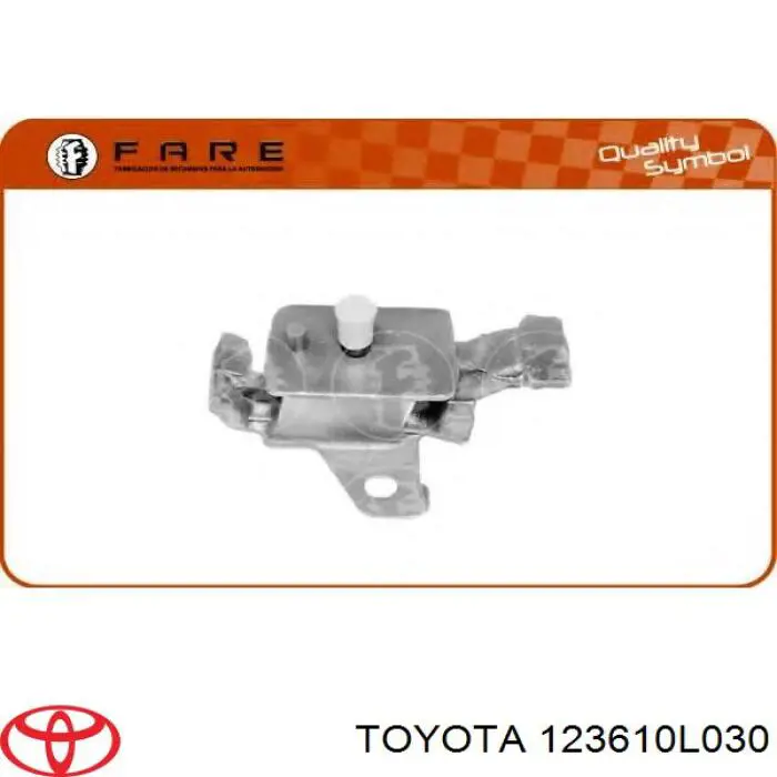 Soporte elástico, suspensión del motor, Izquierda / Derecha para Toyota Hilux (KUN25)
