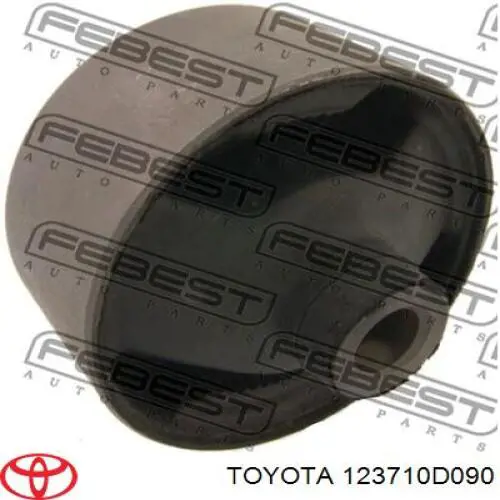 123710D090 Toyota soporte de motor trasero