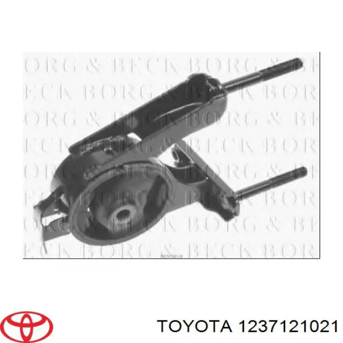 1237121021 Toyota soporte de motor trasero