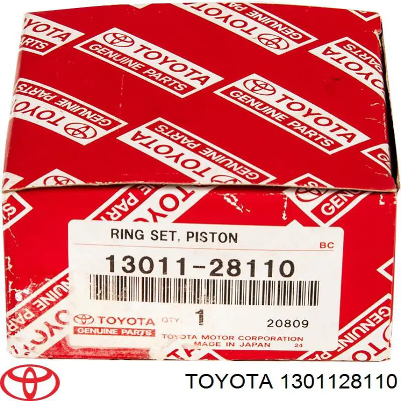 Comprar 1301128110 Toyota Juego de anillos de pistón, motor, STD