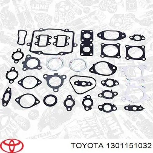 1301151031 Toyota juego de aros de pistón de motor, cota de reparación +0,25 mm