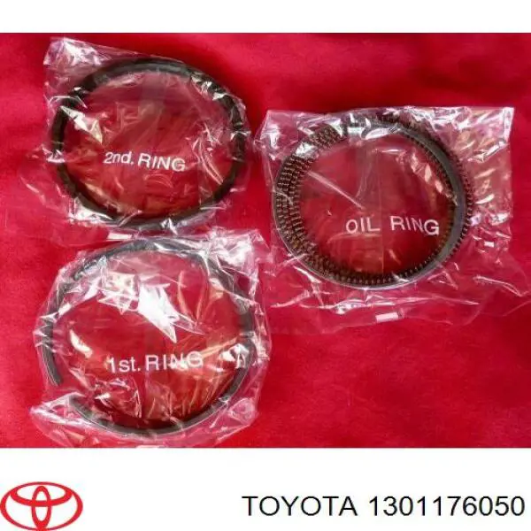 1301176050 Toyota juego de aros de pistón, motor, std