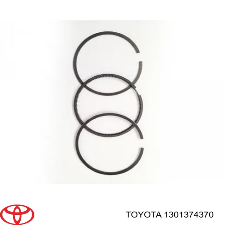 Kit de aros de pistón de motor, cota de reparación +0,50 mm para Toyota Camry (V20)