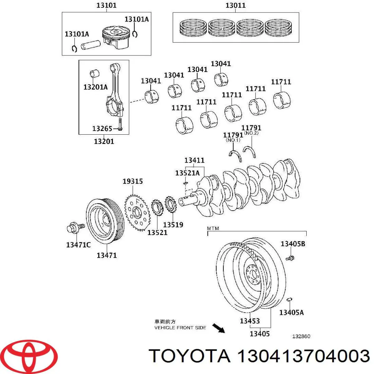 130413704003 Toyota 