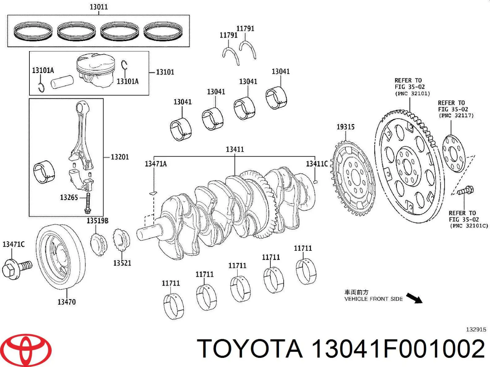 13041F001002 Toyota