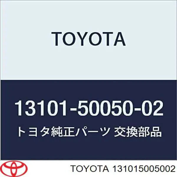 131015005002 Toyota Pistón con bulón sin anillos, STD