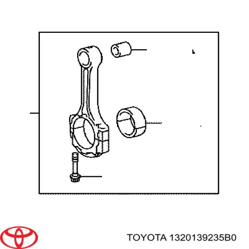 Biela del motor para Toyota Tundra 