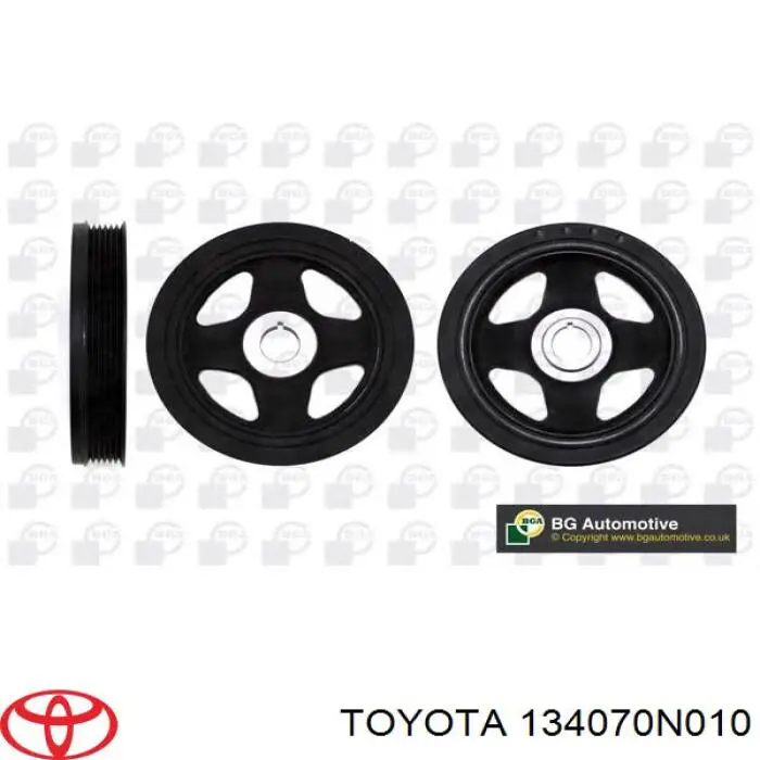 134070N010 Toyota polea, cigüeñal