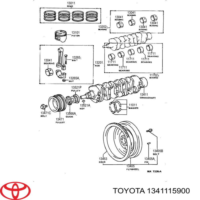 Comprar Cigüeñal Toyota Carina II T17