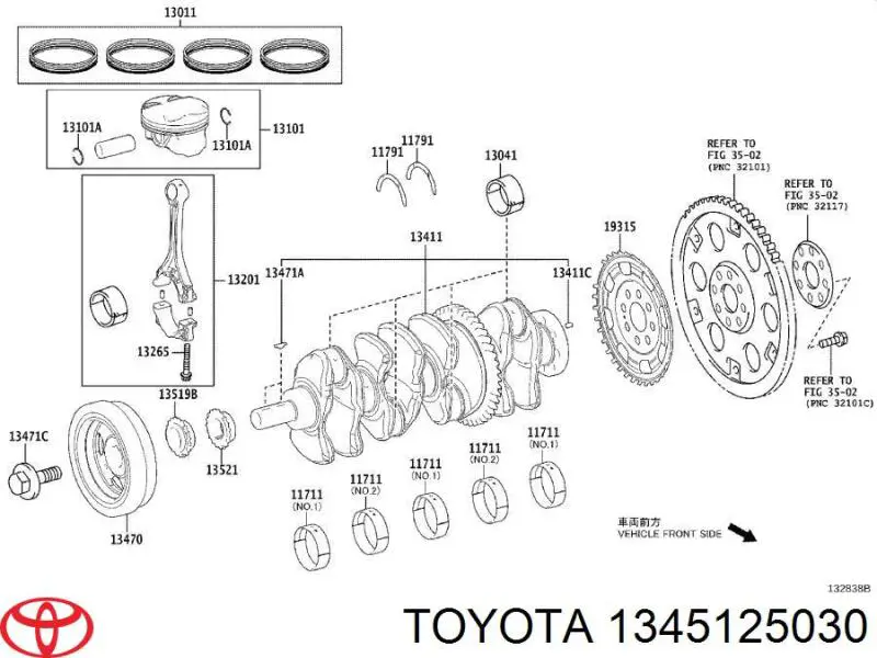 Motor de volante Toyota 1345125030 precio, desde 416,16 EUR