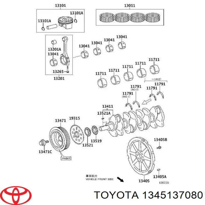 Motor de volante para Toyota Corolla (E21)