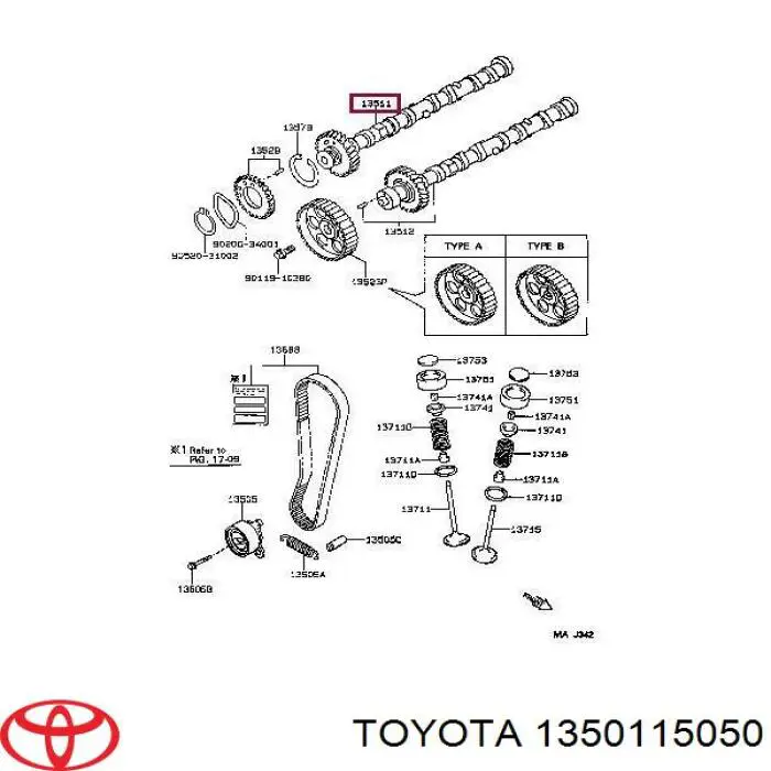 1350115050 Toyota