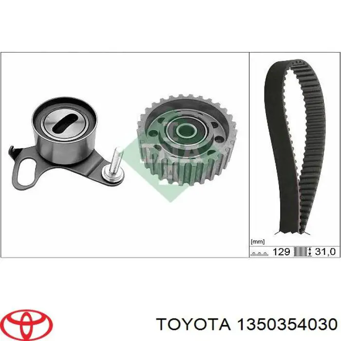 Polea correa distribución 1350354030 Toyota