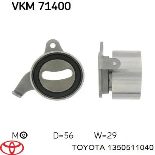 Tensor de la correa de distribución Toyota 1350511040 precio, desde 16,74 EUR