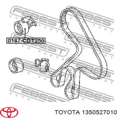 Rodillo, cadena de distribución Toyota Corolla R10