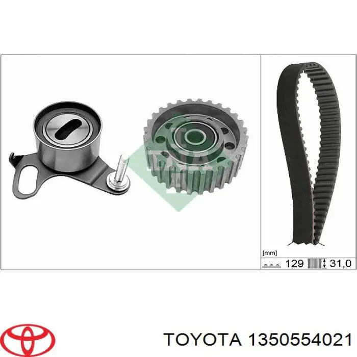 1350554021 Toyota Polea tensora intermedio de correa dentada