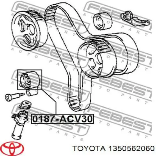 Tensor de la correa de distribución Toyota 1350562060 precio, desde 37,77 EUR