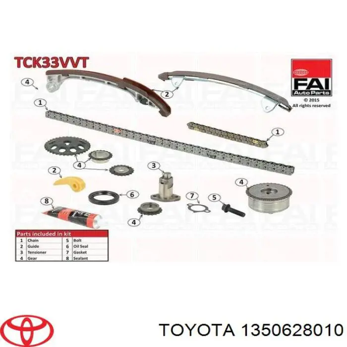 Comprar 1350628010 Toyota Cadena de distribución