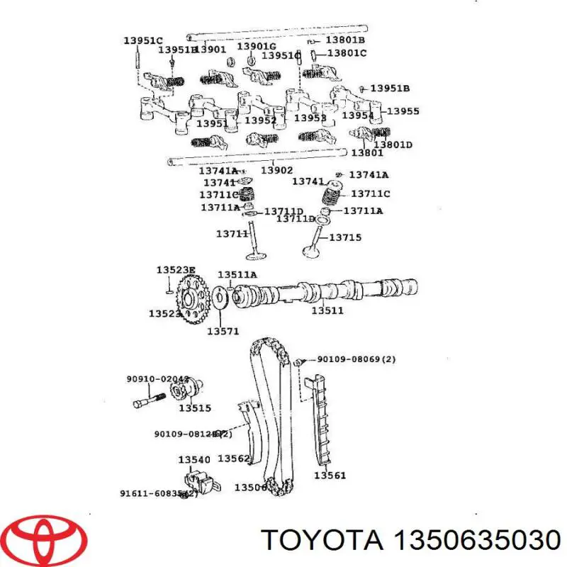 Cadena de distribución Toyota 4 Runner SUV (N130) (1987 - 1996) precio, desde 223,54 EUR