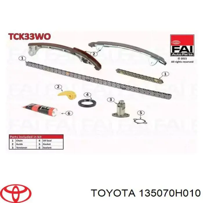135070H010 Toyota Cadena de motor