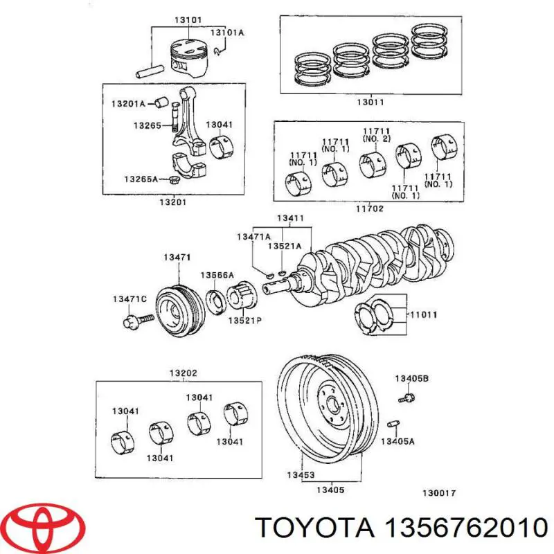 Comprar 1356762010 Toyota 